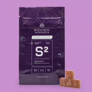 1:1 Sour Grape (100mg CBD/100mg THC)